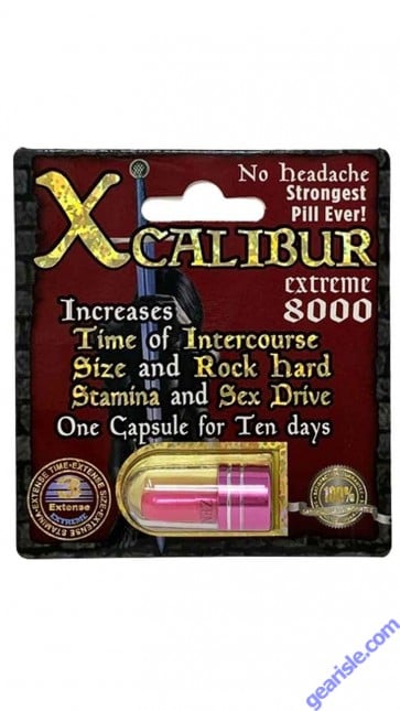 Xcalibur Extreme 8000 Male Sexual Performance Enhancement Pill