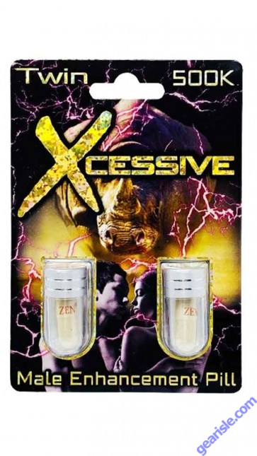 Xcessive Twin 500K Platinum Male Enhancement Double Pill