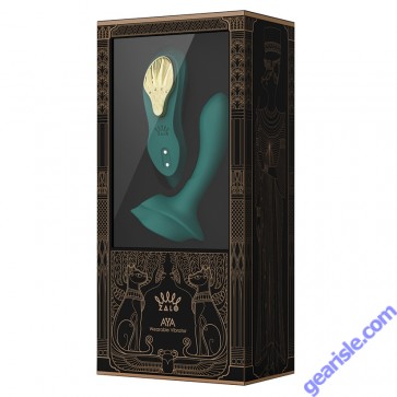 Zalo Aya Wearable Vibrator Turquoise Green box