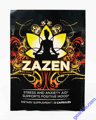 Zazen Stress and Anxiety Aid Dietary Supplement 3 Caps