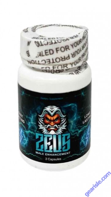 Zeus 3 Count Bottle Male Enhancement