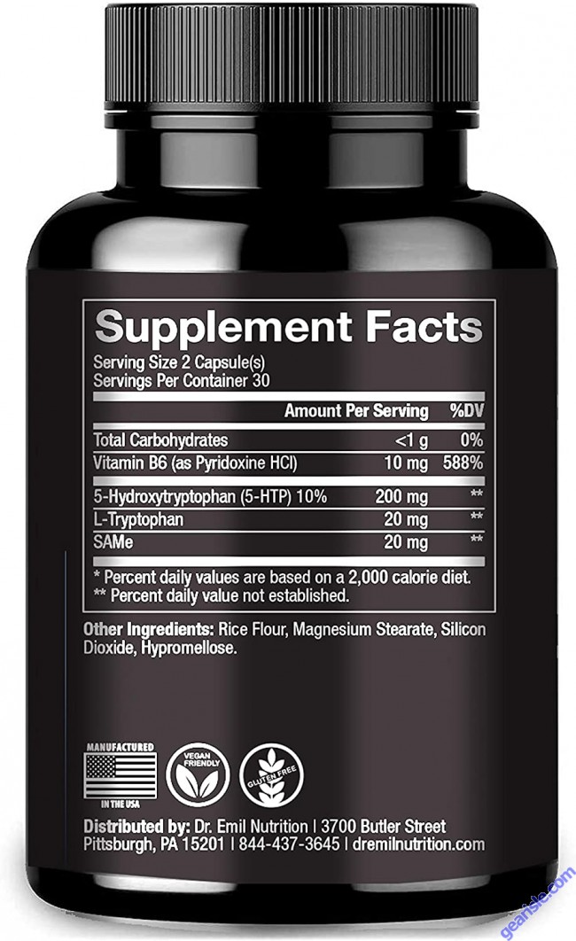 Dr. Emil Nutrition 5 HTP Plus Serotonin Synthesizers