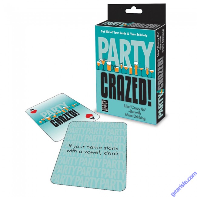 Party Crazed Drinking Themed Card Game For 25 Adult Players