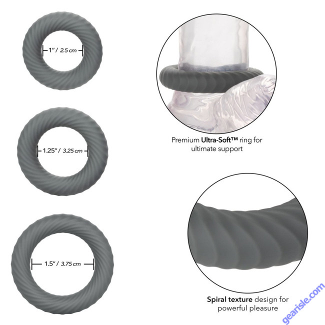 Cal Exotics Link Up Max 10 Function Rechargeable Waterproof Vibrating Cock Ring