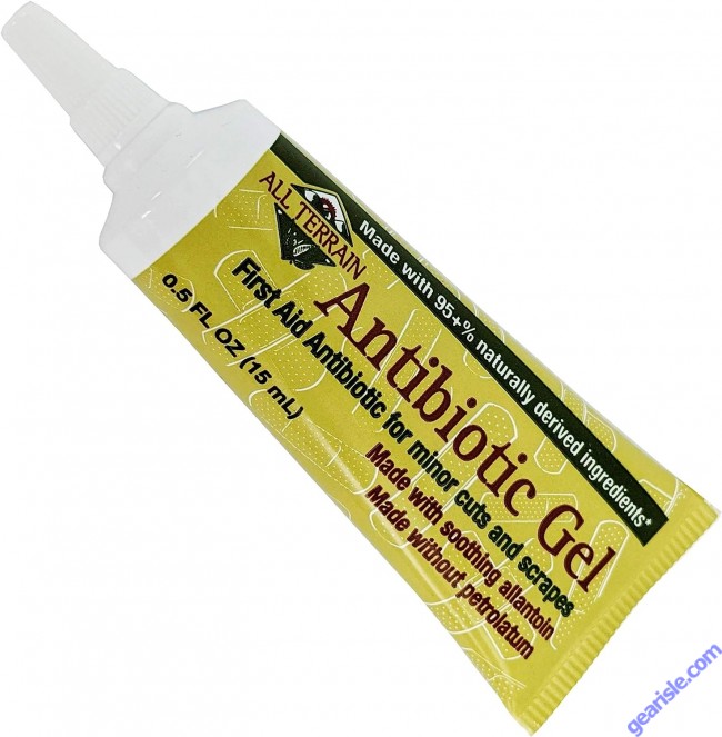 Antibiotic Gel Natural First Aid Antibiotic 0.5 Oz All Terrain