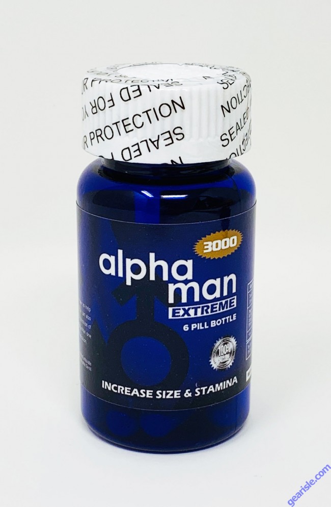 Alpha Man Extreme 3000 Bottle 6 Count Pill Male Sexual Enhancement