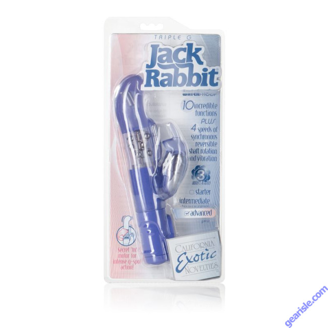 Buy Triple G Jack Rabbit Vibrator Purple Cal Exotic Novelties