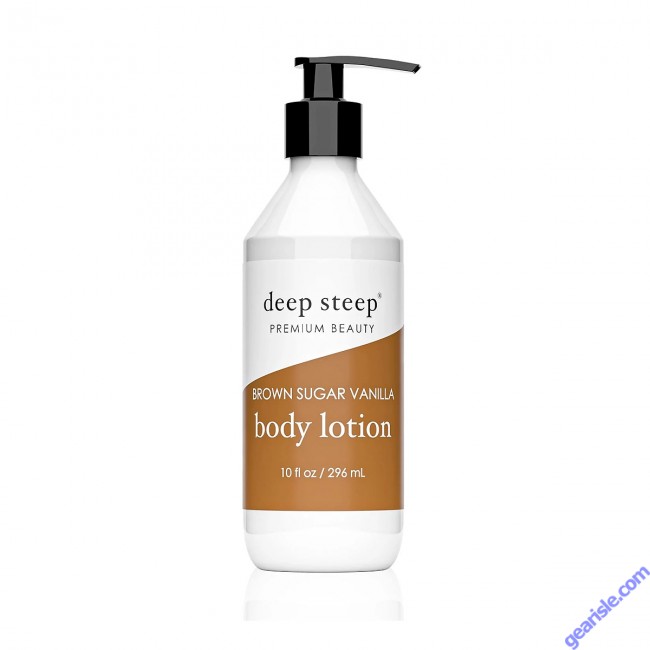 Deep Steep Brown Sugar Vanilla Body Lotion Gluten Free Vegan 10 Oz