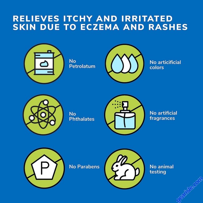 Eczema Lotion 8 Oz Aleo Almond Oil Allergy Tested Earth's Care