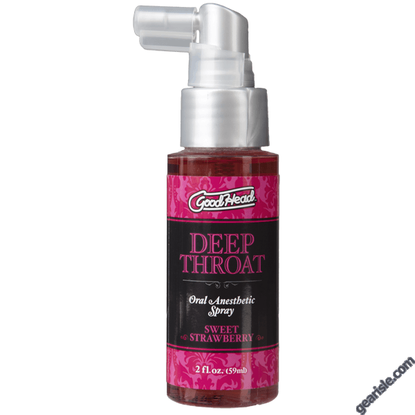 GoodHead Sweet Strawberry Deep Throat Oral Anesthetic Spray