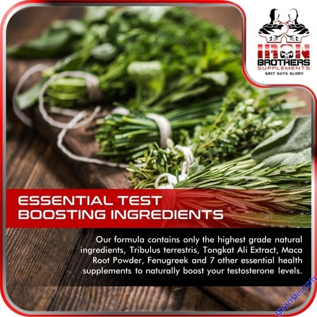 Iron Brothers Testosterone Booster Male Performance 90 Caps