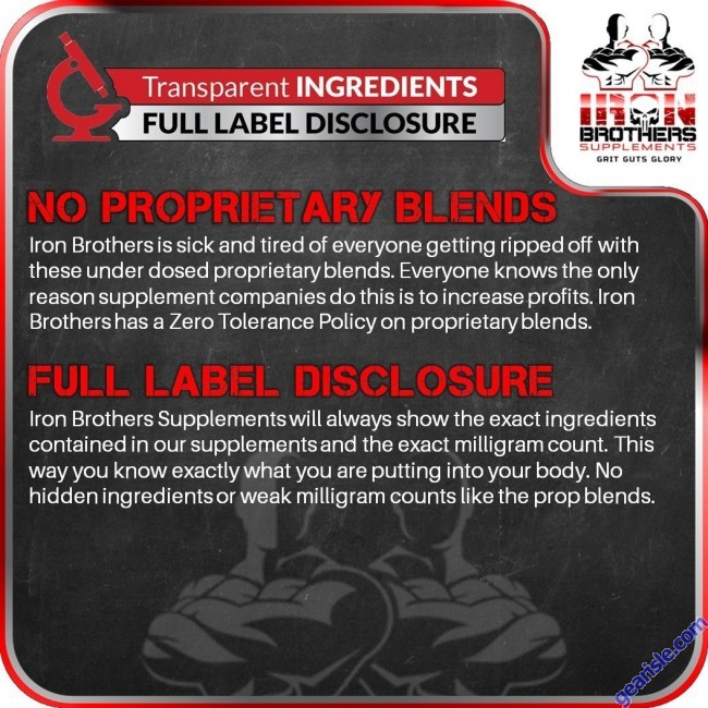 Iron Brothers Testosterone Booster Male Performance 90 Caps