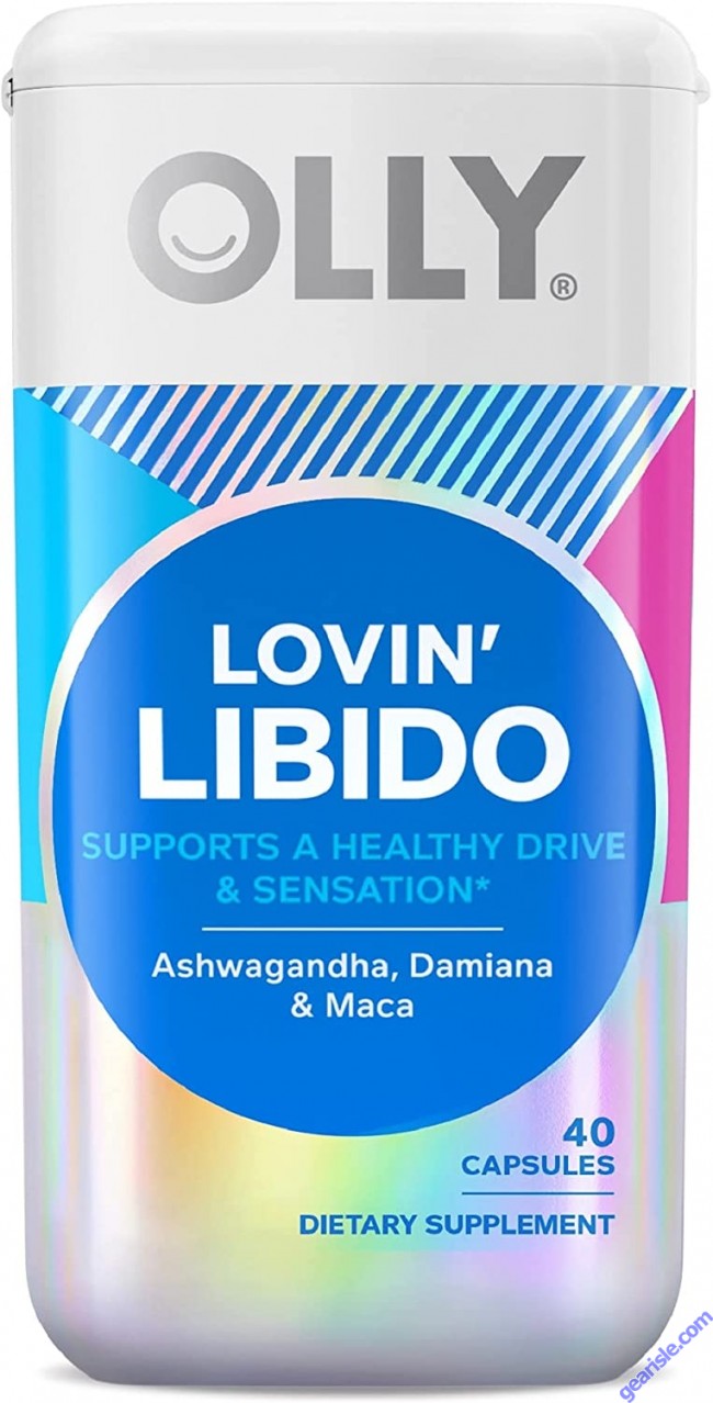 OLLY Lovin' Libido Capsules Vegetarian Supplement 40 Count