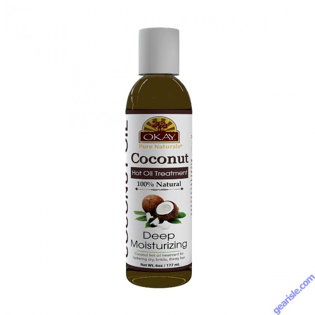 OKAY Pure Naturals Coconut Oil Hot Oil Treatment Deep Conditioning
