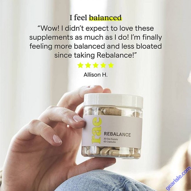Rae Rebalance Supplement Capsules For Women