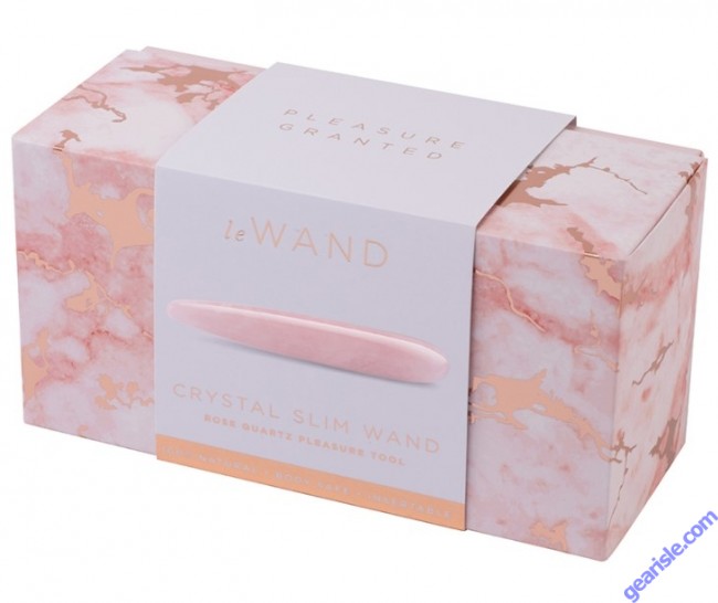 Le Wand Crystal Slim Wand Rose Quartz Pointed Tip