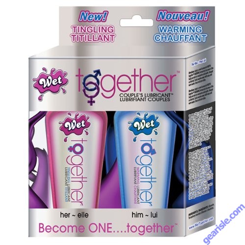 Wet Together Two 2 fl OZ Lubricant for Couples