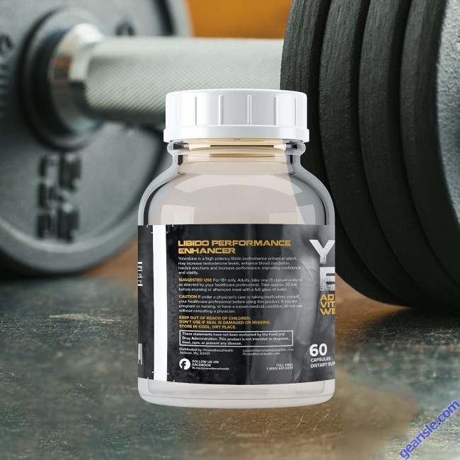 Prometheuz Yohimbine Libido Booster Weight Loss 60 Capsules