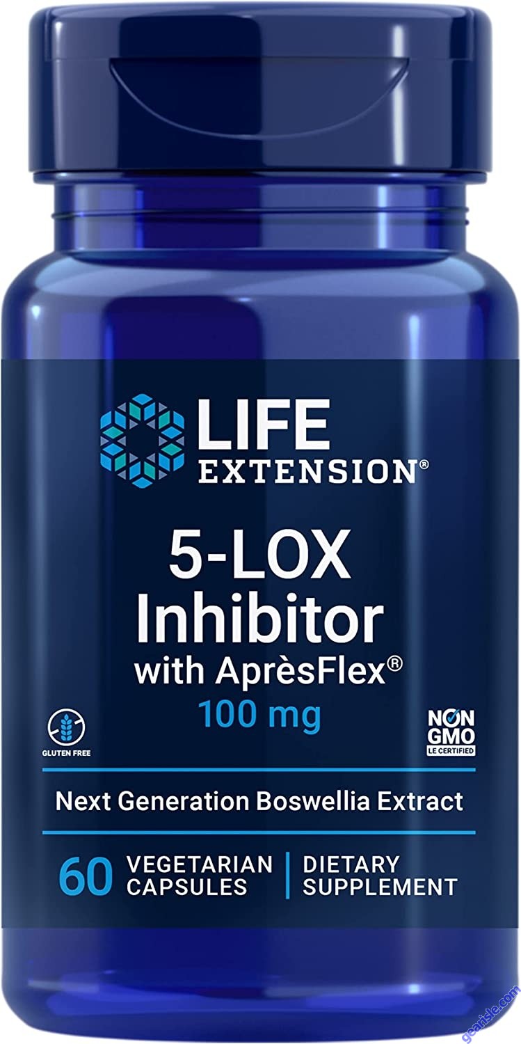 Buy Life Extension 5LOX Inhibitor with AprèsFlex 100mg 60 Veggie Caps
