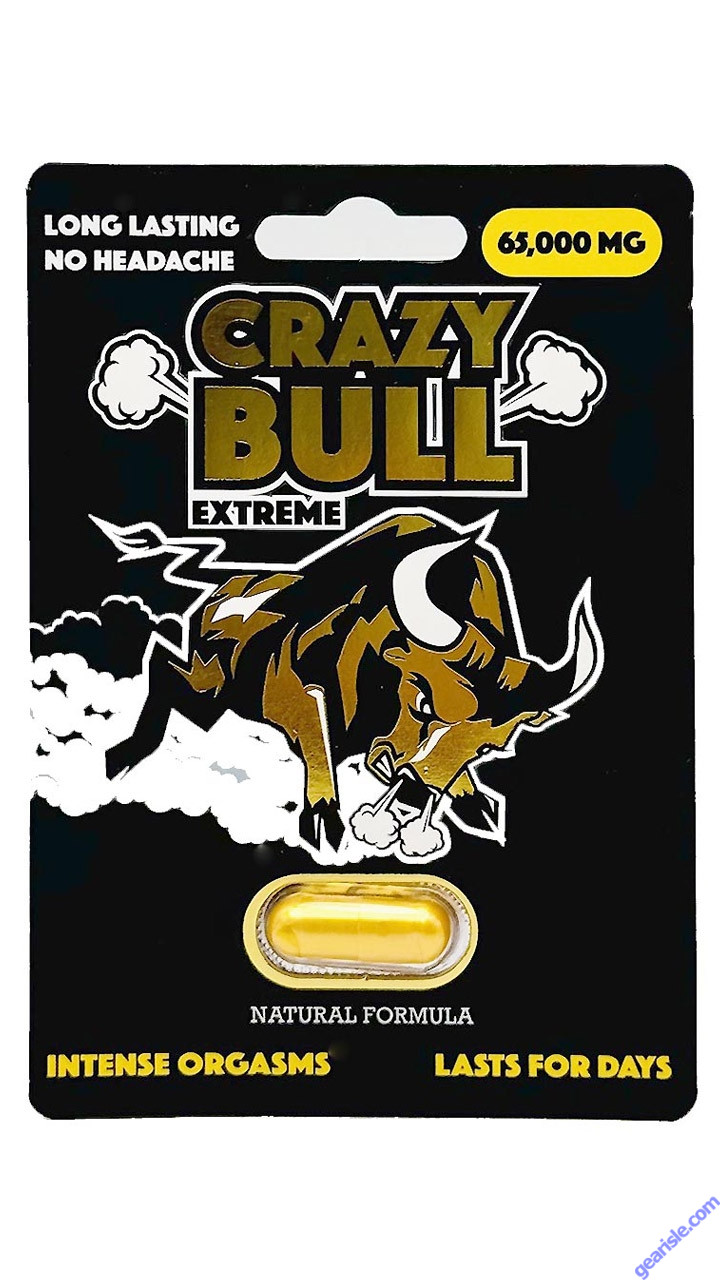 Crazy Bull Extreme Male Enhancement Pill | Intense Long-Lasting ...