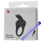 Pretty Love Davion Vibrating Cockring Silicone Flexible box