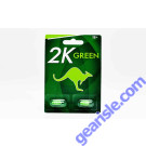 2K Male Enhancer Pill Package of 2 Green Kangaroo