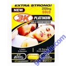 3 KO Solo Gold XT Super Strong Male Libido Enhancer Pill 2300 mg