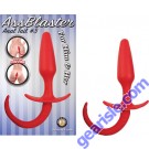 Ass Blaster Anal Tail Silicone For Him and Her Red