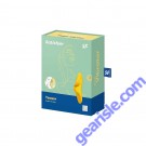 Satisfyer Teaser Dark Yellow Silicone Rechargeable Finger Vibrator box