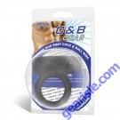 Blue Line Men Gear Silicone Duo Snap Cock & Ball Ring