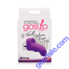Curve G Thrill Silicone Rechargeable G Spot Finger Vibe Violet box