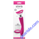 NS Inya Pump N Vibe Pink Rechargeable Dual Function Vibrator box