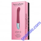 Femme Funn Lola G Double Layered G Spot Silicone Vibrator Maroon box