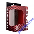 Shaft Realistically Shaped Bullet Vibrator Mahogany Silicone box