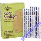 Fabric Bandages Assorted 30 Count Latex Free All Terrain front