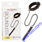 Adjustable Collar & Leash Vegan Leather Boundless CalExotics box
