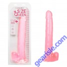 Dildo Size Queen 12" Flexible Pink Life Like Feel CalExotics box