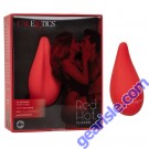 CalExotics Red Hot Flicker Silicone Rechargeable Vibrator box
