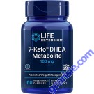 Life Extension 7-Keto DHEA Metabolite 100mg 60 Vegetarian Caps front