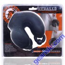 Oxballs Meatlocker Chastity Silicone Pierced Look Black Ice box