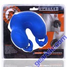 Oxballs Meatlocker Chastity Silicone Pierced Look Blue Ice box