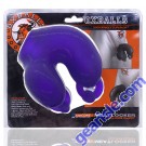 Oxballs Meatlocker Chastity Silicone Pierced Look Eggplant Ice box