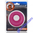 Oxballs Bigger Ox Silicone Padded Cock Ring Hot Pink Ice box