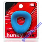 Hünkyjunk Form Cockring Teal Ice Curved Silicone Oxballs box