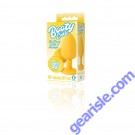 Icon Brands The 9's Booty Calls Silicone Butt Plug Yellow Don't Stop box