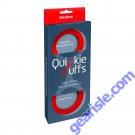 Creative Conceptions Medium Red Quickie Flexible Silicone Cuffs