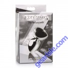 Anal Plug Booty Sparks Black Heart Shaped Gem Small box