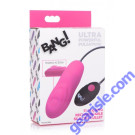 Bang 7X Pulsing Rechargeable Silicone Bullet Vibrator Pink box