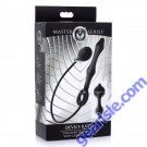 Master Series Devils Rattle Inflatable Silicone Anal Plug Cock Ring box