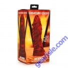 Creature Cocks Fire Dragon Red Scaly Silicone Dildo box
